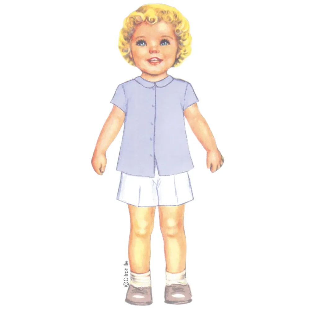 patron de couture pour enfants Citronille chemise Fleur