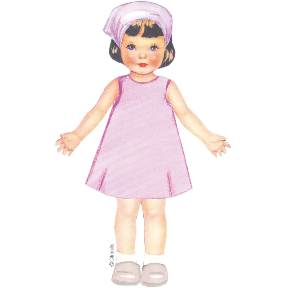 Downloadable PDF sewing pattern for children: Citronille Lilette Dress