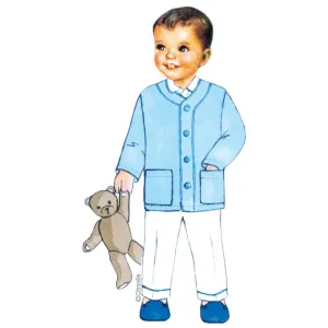 Citronille children's sewing pattern: Alfred robe or indoor jacket