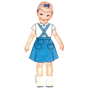 patron couture Citronille pour enfants jupe à bretelles Juliette