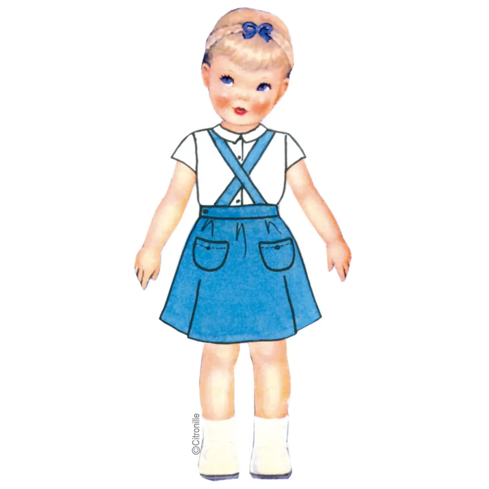 Citronille Sewing Pattern for Kids: Juliette Strap Skirt