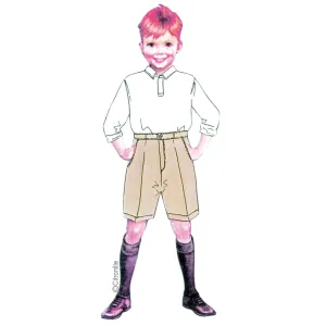 Citronille sewing pattern for children: Edouard shorts