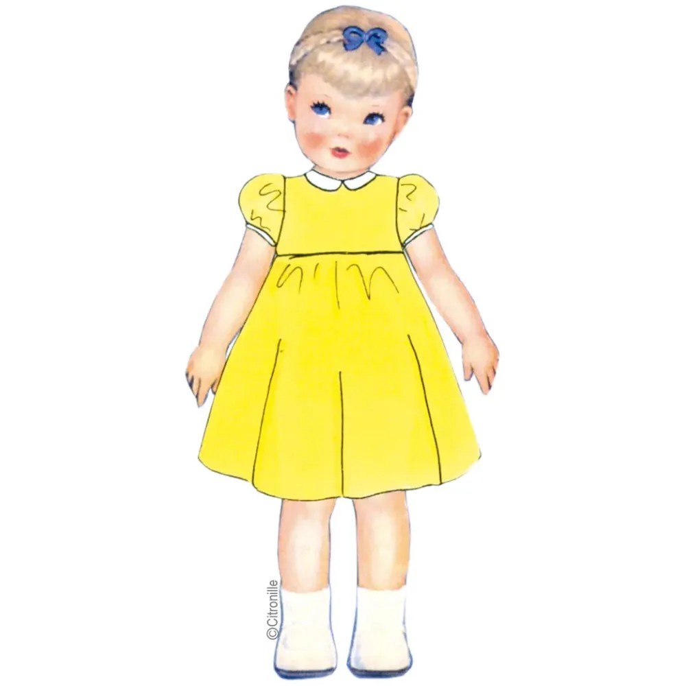 patron de couture Citronille pour fille robe Iphigénie