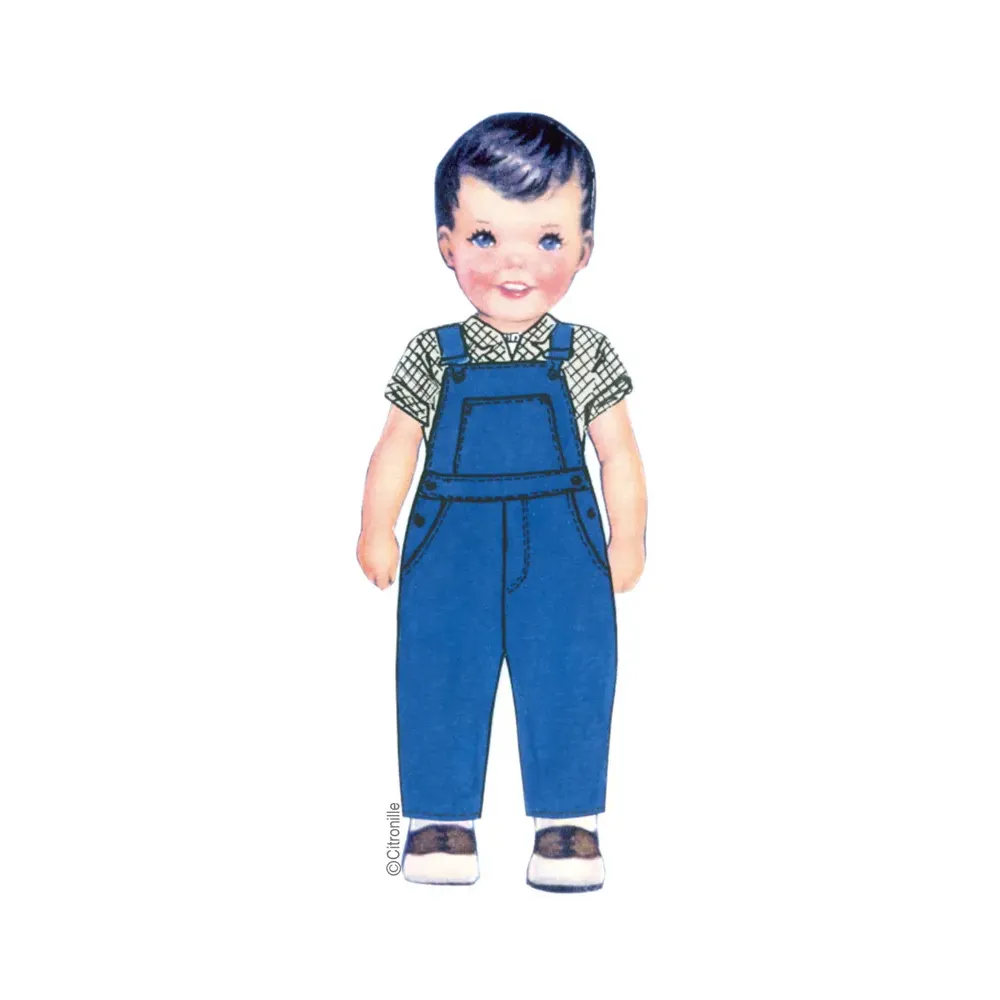 patron de couture Citronille pour enfants salopette Tom