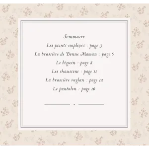 Mes premiers tricots intemporels patron tricot bébé naissance