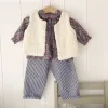 patron couture pour bébé gilet sans manche pantalon maternelle