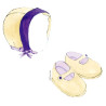 Béguin et chaussons de Liselotte